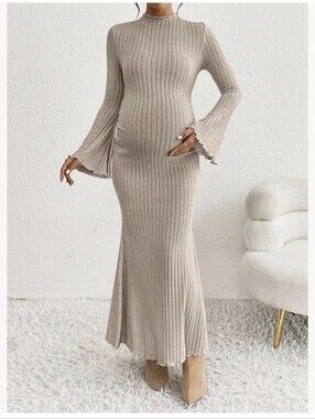 NWOT Blencot Ribbed Knit Maternity Dress - Large